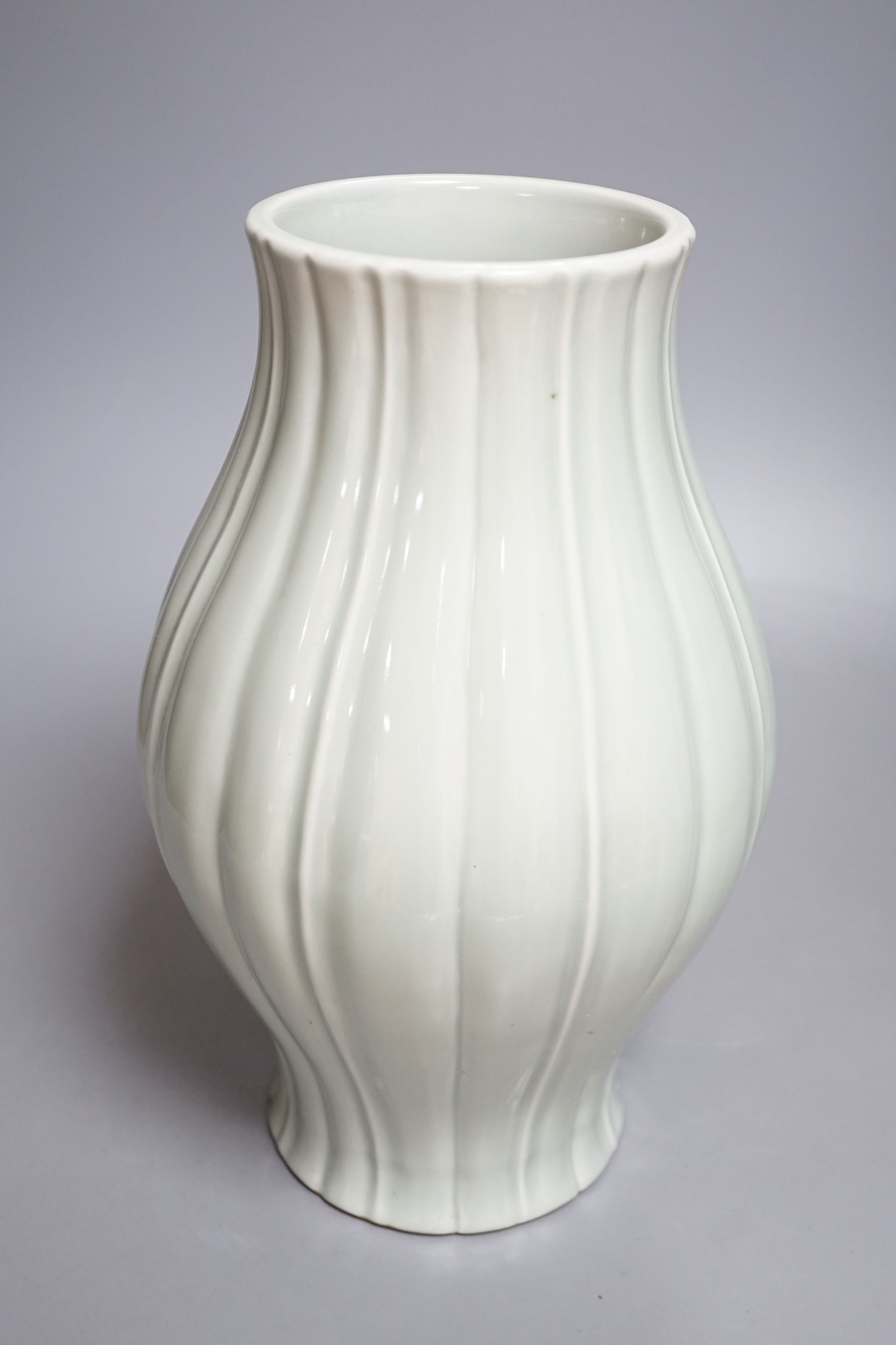 A Chinese celadon ground vase 31cm